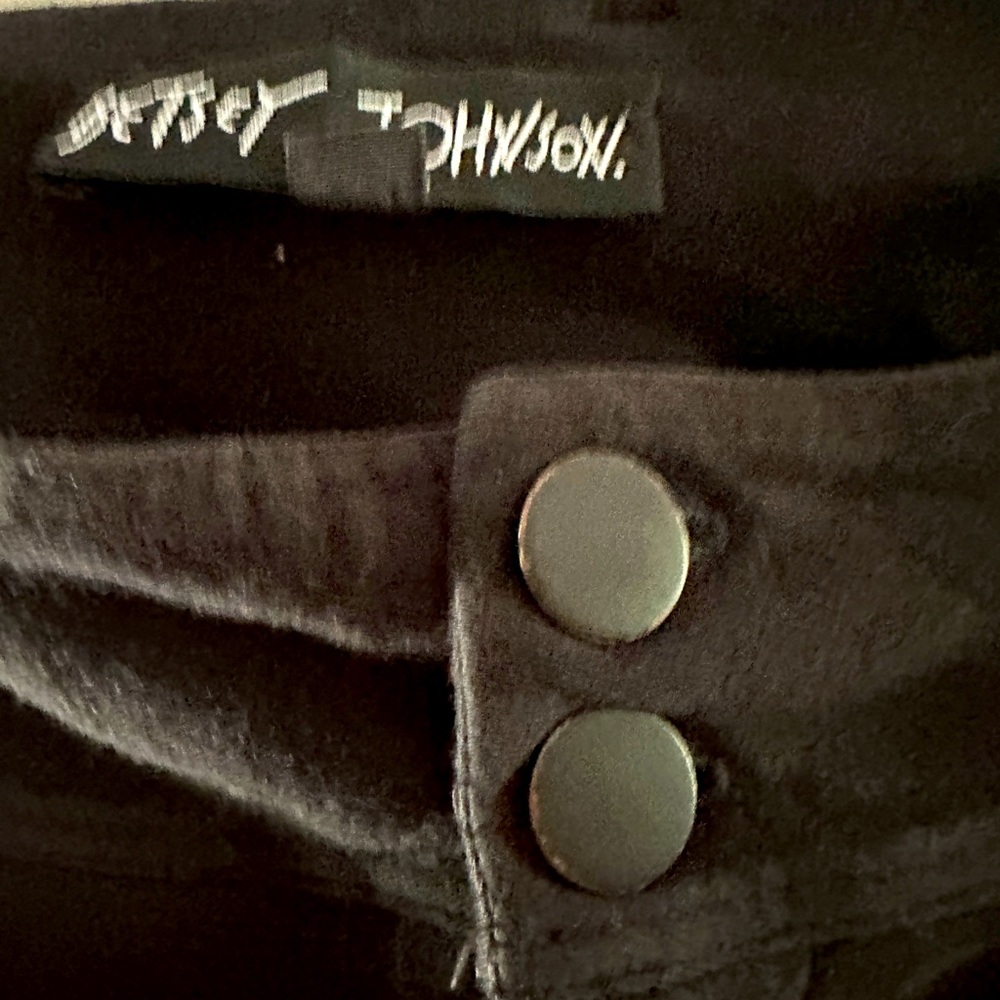 Vintage Betsy Johnson Low Rise Black Flared bottom pants